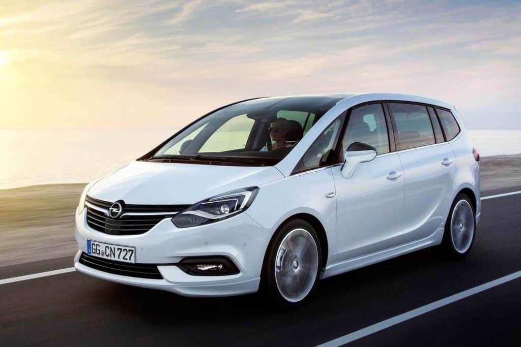 Quelle est la puissance de l'Opel Zafira