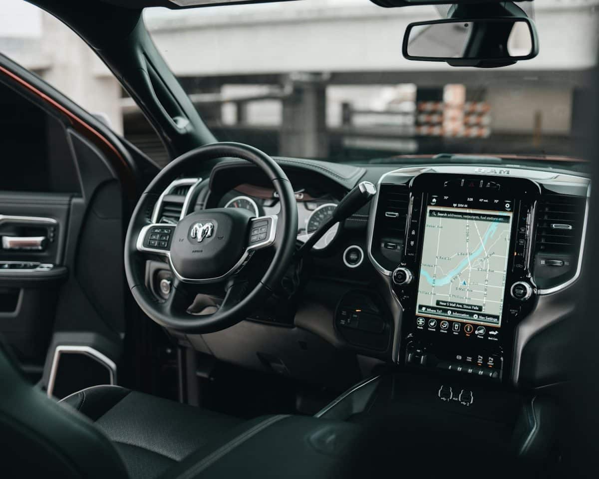 Intérieur d’une voiture, Unsplash